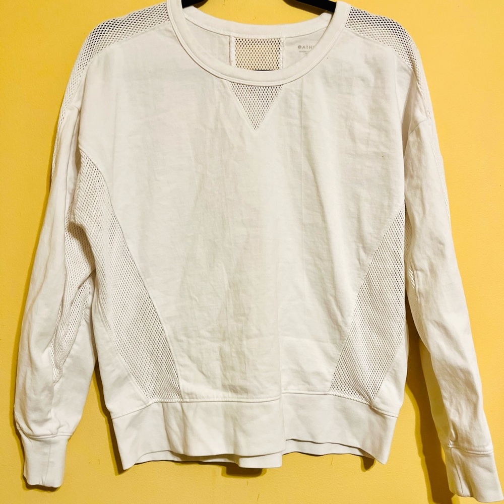 Athleta Cruise Mesh Sweatshirt